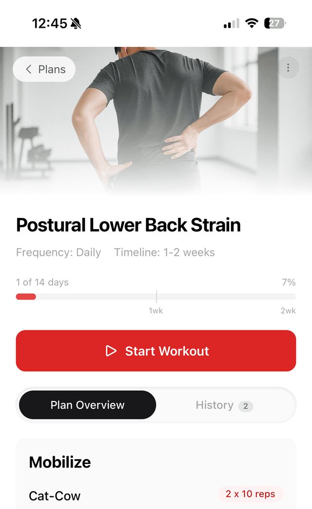 Start Your Workout