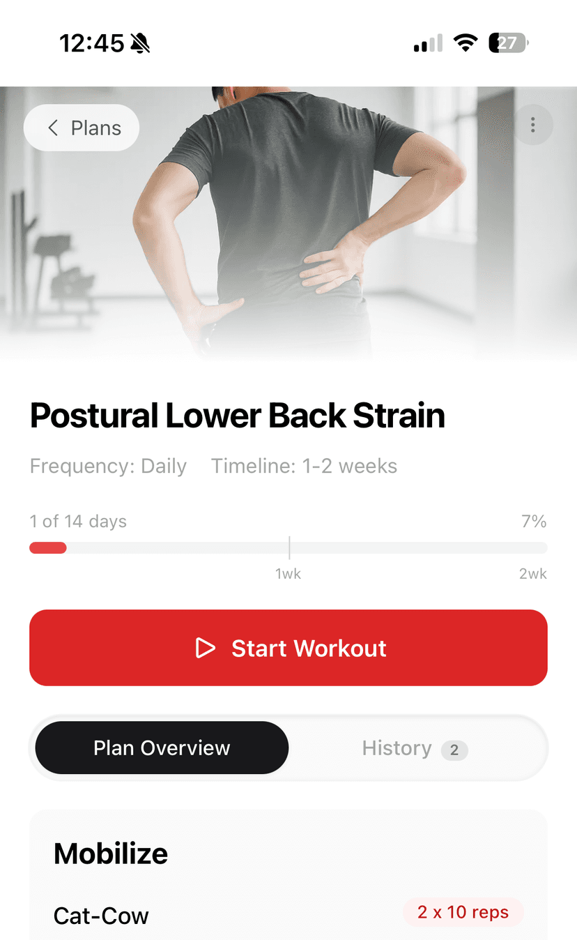 Mobilize exercise