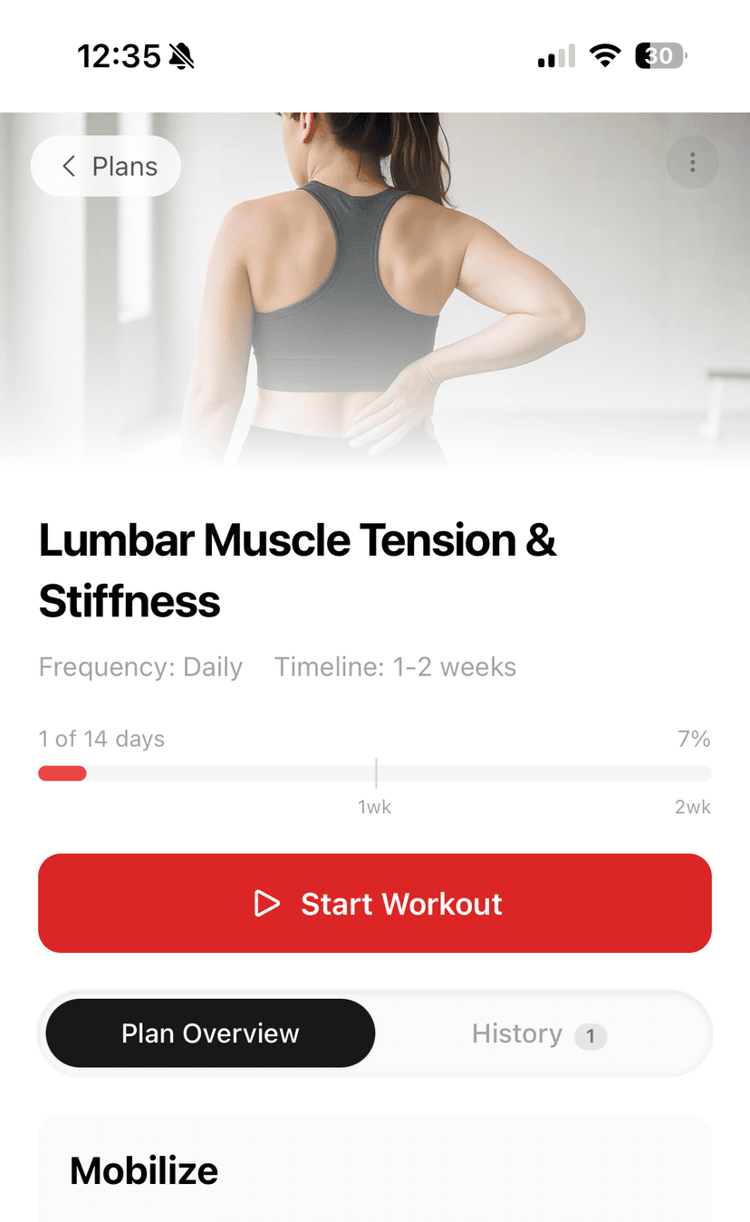 Stretch exercise